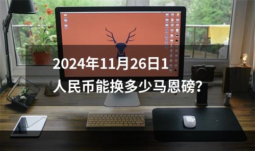 2024年11月26日1人民币能换多少马恩磅？