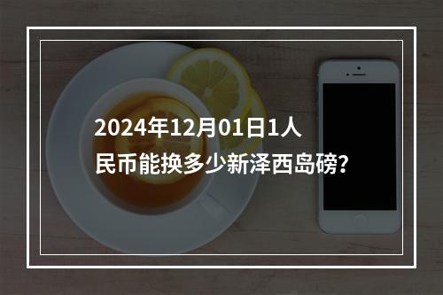 2024年12月01日1人民币能换多少新泽西岛磅？