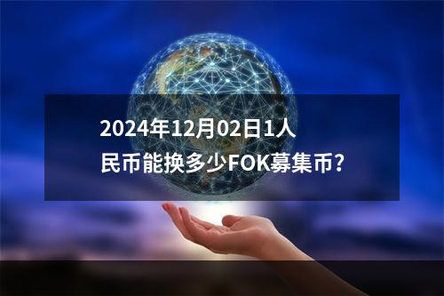 2024年12月02日1人民币能换多少FOK募集币？