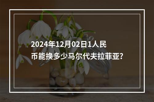 2024年12月02日1人民币能换多少马尔代夫拉菲亚？