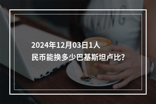 2024年12月03日1人民币能换多少巴基斯坦卢比？