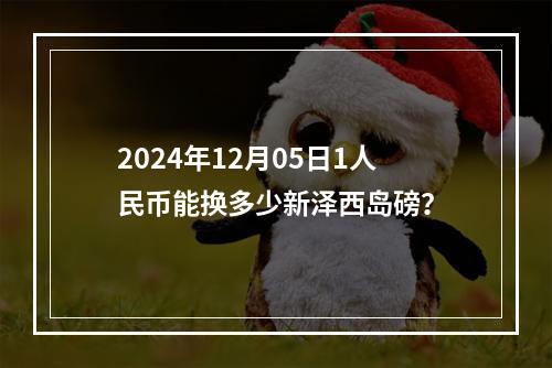 2024年12月05日1人民币能换多少新泽西岛磅？