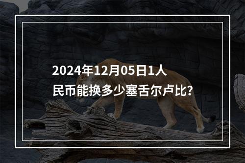 2024年12月05日1人民币能换多少塞舌尔卢比？