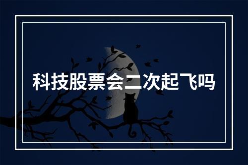 科技股票会二次起飞吗