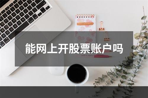 能网上开股票账户吗