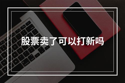 股票卖了可以打新吗