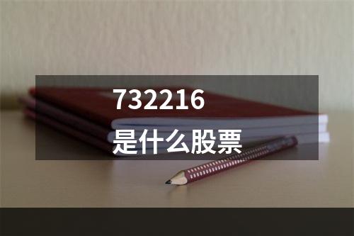 732216是什么股票