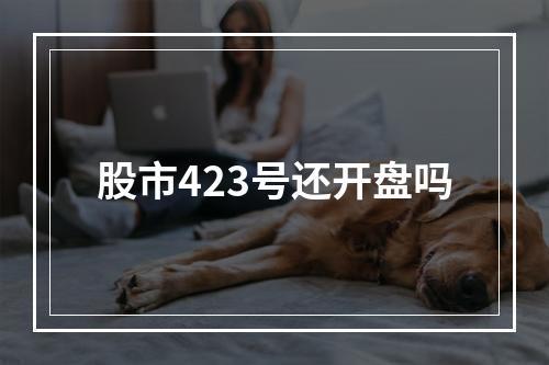 股市423号还开盘吗