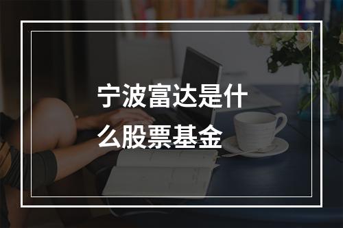 宁波富达是什么股票基金