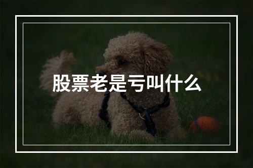 股票老是亏叫什么