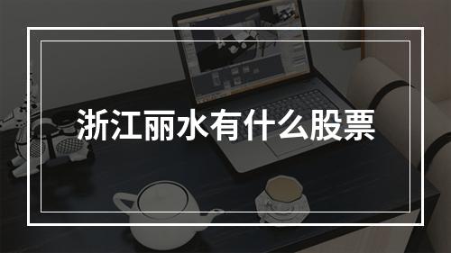 浙江丽水有什么股票