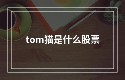 tom猫是什么股票