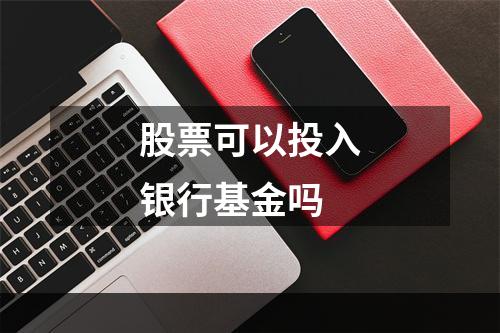 股票可以投入银行基金吗