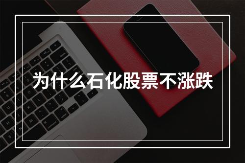 为什么石化股票不涨跌