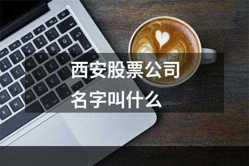 西安股票公司名字叫什么