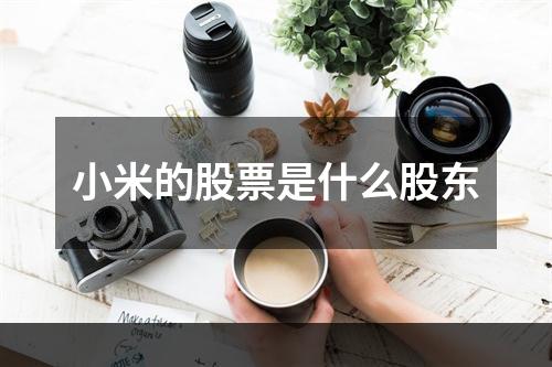 小米的股票是什么股东