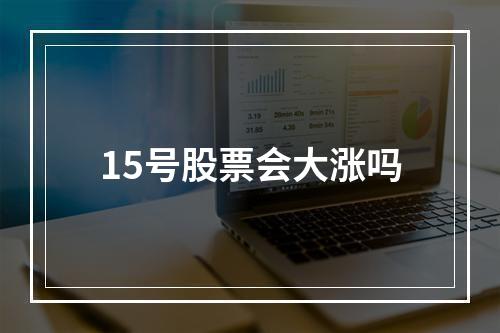 15号股票会大涨吗