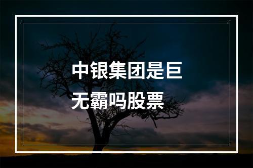 中银集团是巨无霸吗股票