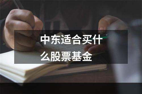 中东适合买什么股票基金